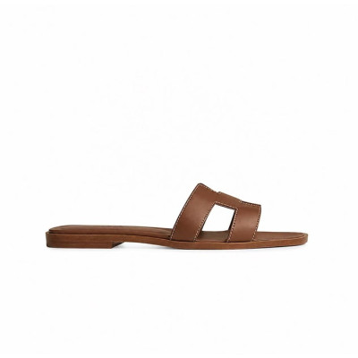 에르메스 여성 오란 샌들 【매장-150만원대】 - Hermes Womens Camel Slippers - he377x