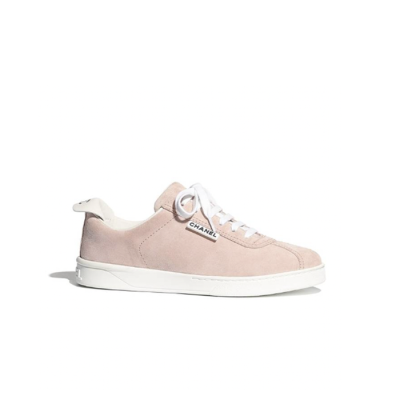 샤넬 여성 슈레이스 스니커즈 G34085【매장-220만원대】 - Chanel Womens Pink Sneakers - ch553x