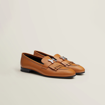 에르메스 로얄 테슬 로퍼 H181069Z 【매장-130만원대】 - Hermes Womens Camel Loafers - he399x