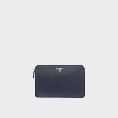 프라다 남성 블루 클러치 - Prada Mens Blue Clutch - pr768x