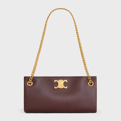 셀린느 여성 버건디 숄더백 - Celine Womens Bugundy Shoulder Bag - ce241x