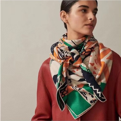 에르메스 여성 캐시 그린 스카프 - Hermes Womens Green Scarf - he412x