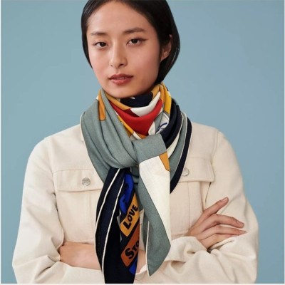 에르메스 여성 그린 스카프 - Hermes Womens Green Scarf - he428x