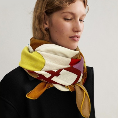 에르메스 여성 카멜 스카프 - Hermes Womens Camel Scarf - he440x