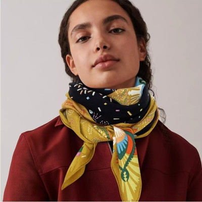 에르메스 여성 옐로우 스카프 - Hermes Womens Yellow Scarf - he444x