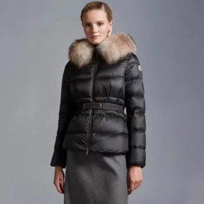 몽클레어 여성 블랙 덕다운 패딩 - Moncler Womens Black Down Padding - mo195x