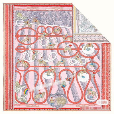 에르메스 여성 핑크 스카프 - Hermes Womens Pink Scarf - he494x