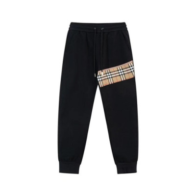 버버리 남성 캐쥬얼 블랙 팬츠 - Burberry Mens Black Pants - bu323x