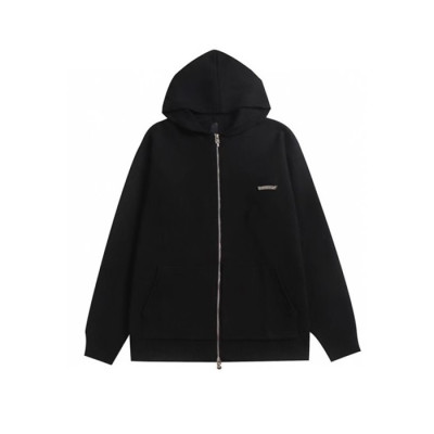 크롬하츠 남성 블랙 후드집업 - Chrom hearts Mens Black Hoodie - ch210x