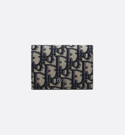 디올 남성 네이비 카드 지갑 - Dior Mens Navy Card Wallets - di819x