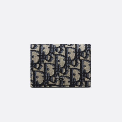 디올 남성 네이비 카드 지갑 - Dior Mens Navy Card Wallets - di819x