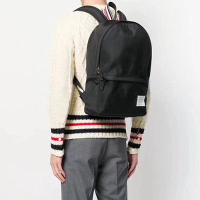 톰브라운 남성 블랙 백팩 - Thom Brown Mens Black Back Pack - th118x