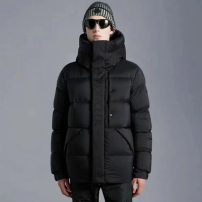 몽클레어 남성 덕다운 블랙 패딩 - Moncler Mens Black Padding - mo213x