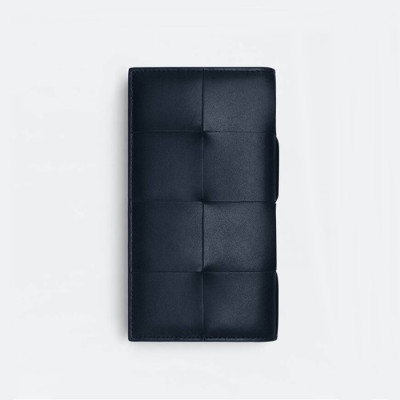 보테가베네타 남성 네이비 장지갑 - Bottega Veneta Mens Navy Long Wallets - bv256x