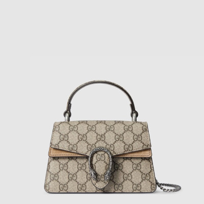 구찌 여성 디오니서스 미니 탑 핸들백 - Gucci Womens Dionysus Mini Top Handle Bag - gu1092x