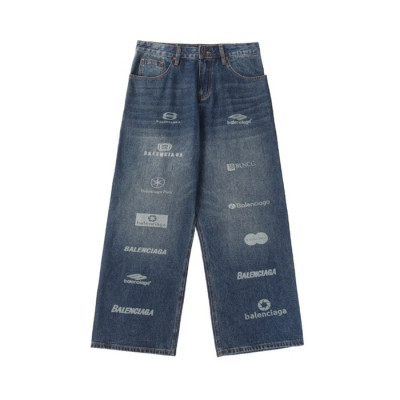 발렌시아가 남성 블루 청바지 - Balenciaga Mens Blue Jeans - ba823x