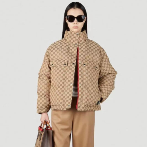 구찌 여성 모던 카멜 패딩 -  Gucci Womens Camel Padding - gu1123x