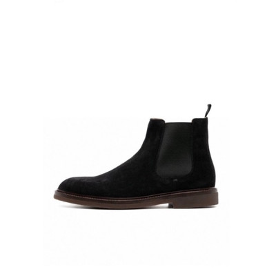 브루넬로쿠치넬리 남성 블랙 부츠 - Brunello Cucinelli Mens Black Boots - bru78x