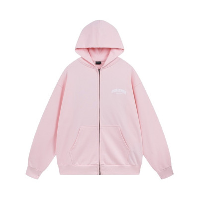 발렌시아가 남/녀 핑크 후드티 - Balenciaga Unisex Pink Hoodie - ba842x