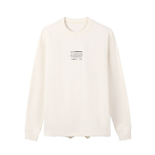 메종 마르지엘라 남성 아이보리 맨투맨 - Maison Margiela Mens Ivory Tshirts - mai237x