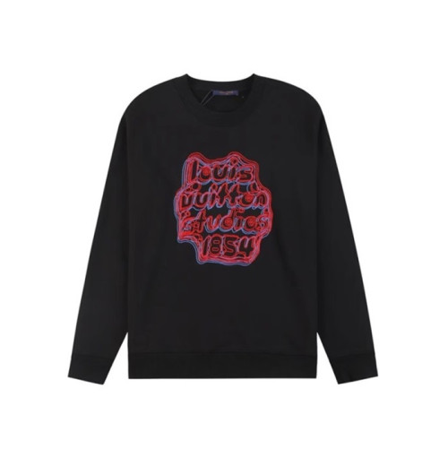 루이비통 남성 블랙 맨투맨 - Louis vuitton Mens Black Tshirts - lv2039x