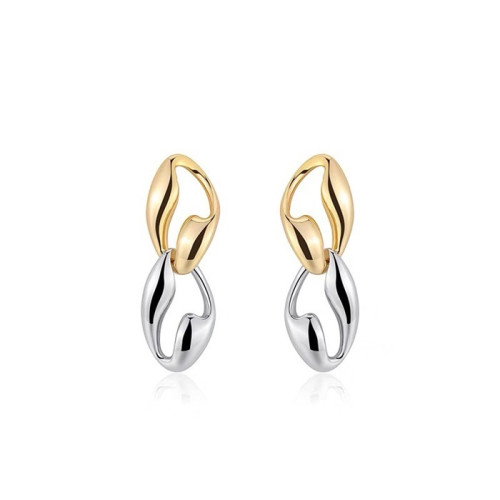 보테가베네타 여성 화이트 골드 이어링 - Bottega veneta Womens White Gold Earring - acc390x