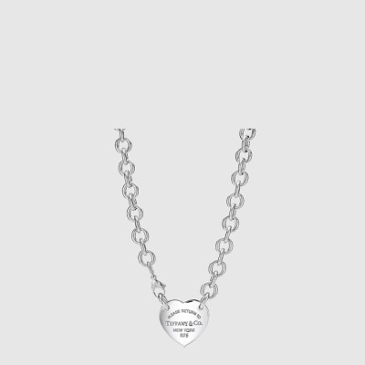 티파니 여성 하트 태그 목걸이 - Tiffany Womens Heart Tag Necklace - acc392x