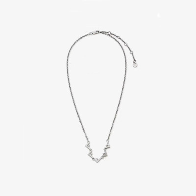 펜디 여성 화이트 골드 목걸이 - Fendi Womens White-gold Necklace - acc395x