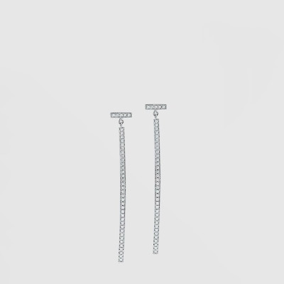 티파니 여성 다이아몬드 바 이어링 - Tiffany Womens Diamond Bar Earring - acc446x