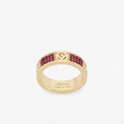 펜디 여성 골드 반지 - Fendi Womens Gold Ring - acc589x