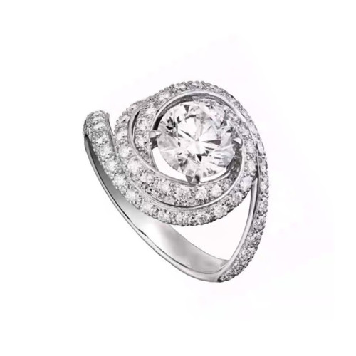 까르띠에 여성 화이트 골드 반지 - Cartier Womens White Gold Ring - acc591x