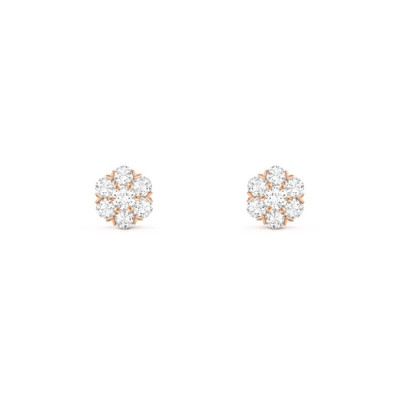 반클리프 아펠 여성 다이아몬드 블로섬 플로럴 스터드 이어링 - Van Cleef & Arpels Womens Diamond Blossom Floral Stud Earrings - acc630x