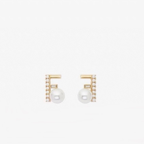 펜디 여성 옐로우 골드 이어링 - Fendi Womens Yellow-gold Earring - acc656x