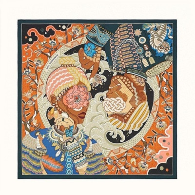 에르메스 여성 네이비 스카프 - Hermes Womens Navy Scarf - he529x