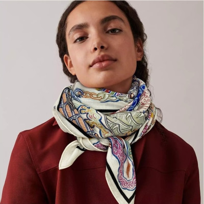 에르메스 여성 핑크 스카프 - Hermes Womens Pink Scarf - he542x