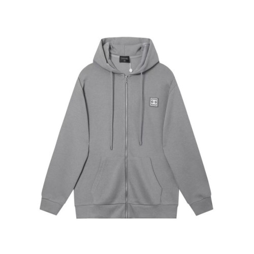 샤넬 남성 캐쥬얼 그레이 후드티 - Chanel Mens Gray Hoodie - ch575x