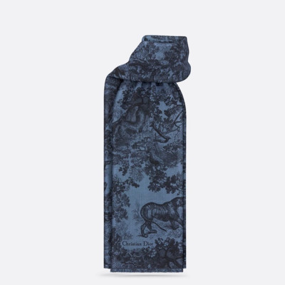 디올 여성 블루 스카프 - Dior Womens Blue Scarf - acc885x