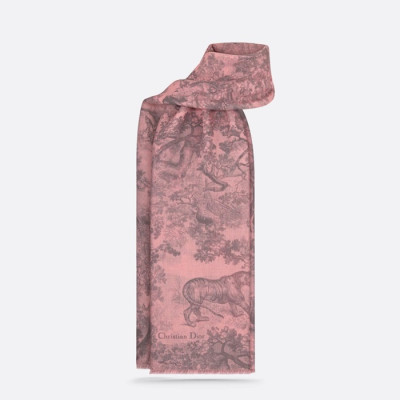 디올 여성 핑크 스카프 - Dior Womens Pink Scarf - acc886x