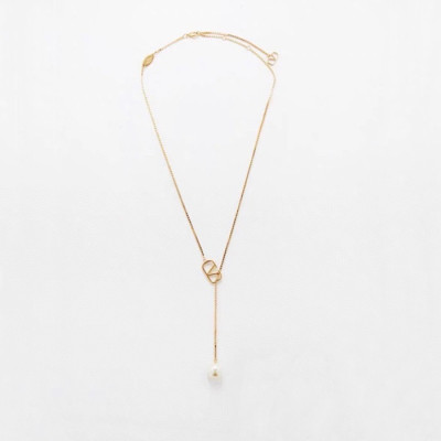 발렌티노 여성 골드 목걸이 - Valentino Womens Gold Necklace - acc704x