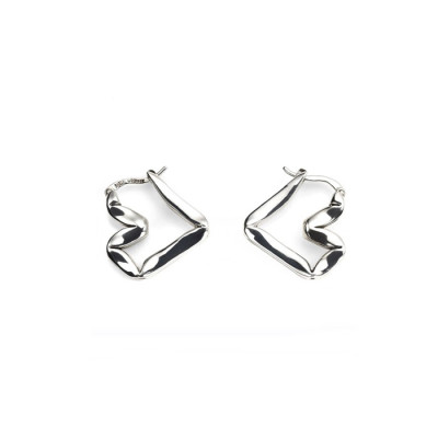 보테가베네타 여성 화이트 골드 이어링 - Bottega veneta Womens White Gold Earring - acc708x