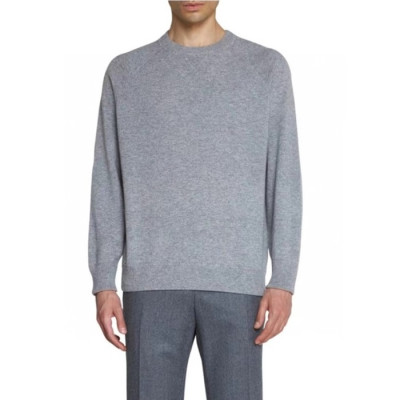 브루넬로쿠치넬리 남성 그레이 니트 - Brunello Cucinelli Mens Gray Knits - bru84x