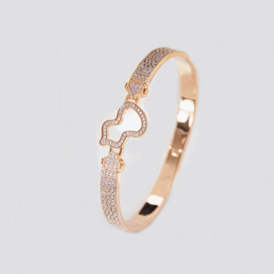 키린 여성 로즈 골드 팔찌 - Qeelin Womens Rose-gold Bangle - acc729x