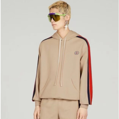 구찌 남성 베이지 후드티 - Gucci Mens Beige  Hoodie - gu1158x