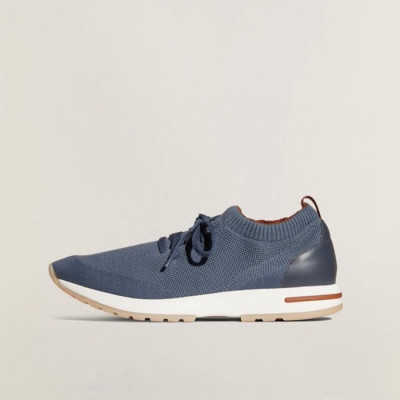 로로피아나 남성 블루 스니커즈 - Loro Piana Mens Blue Sneakers - lp45x