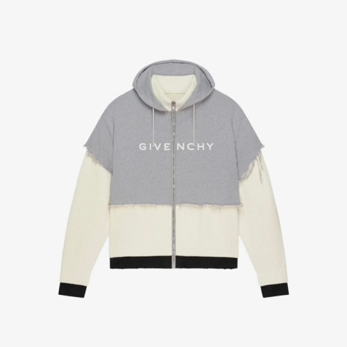 지방시 남성 그레이 후드티 - Givenchy Mens Gray Hoodie - fa21x