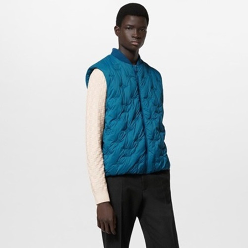 루이비통 남성 블루 다운 베스트 - Louis vuitton Mens Blue Vest - fa39x