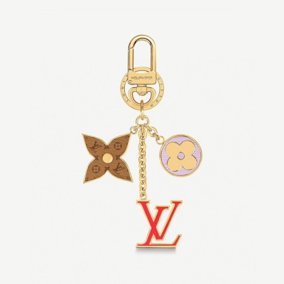 루이비통 남/녀 골드 키링 - Louis vuitton Unisex Gold Key Ring - acc927x