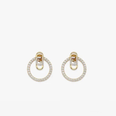 펜디 여성 옐로우 골드 이어링 - Fendi Womens Yellow-gold Earring - acc995x