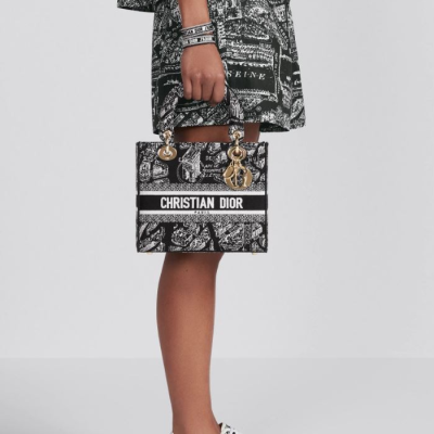 [당일배송] 디올 Lady D-Lite 미디엄 백 - dd02x