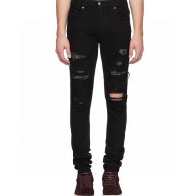 아미리 남성 블랙 청바지 - Amiri Mens Black Jeans - amr137x